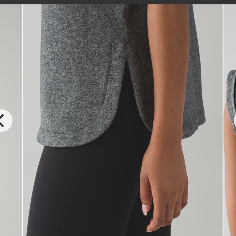 Lululemon All Time Tank grey size 8 - Picture 3 of 7